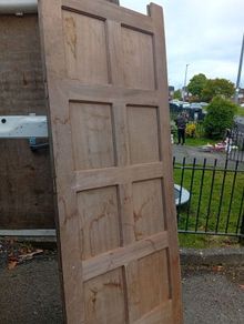 mahogany door