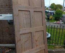 mahogany door
