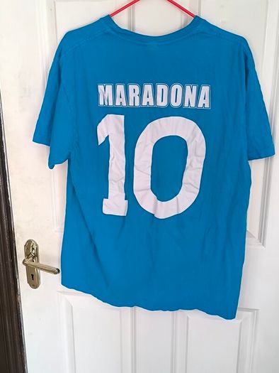 Rare maradona Napoli t shirt size XL