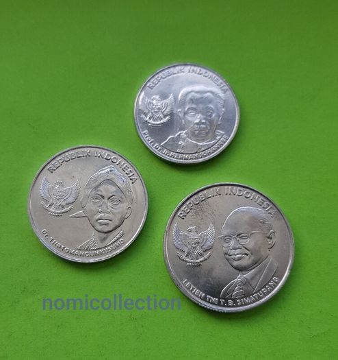 Indonesia 2016 year Uncirculated coins.