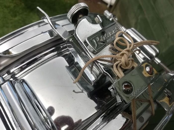 Vintage 60s Rogers Powertone Snare Drum 14 X 5 C. O. B