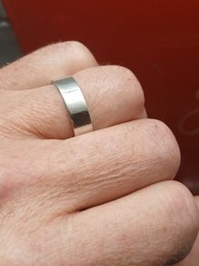 Heavy Platinum Ring