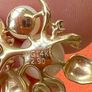 Vintage 14ct Gold & saltwater Pearl Floral Pendant Image 6