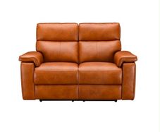 ELLA 2 Seater Power Cognac Leather