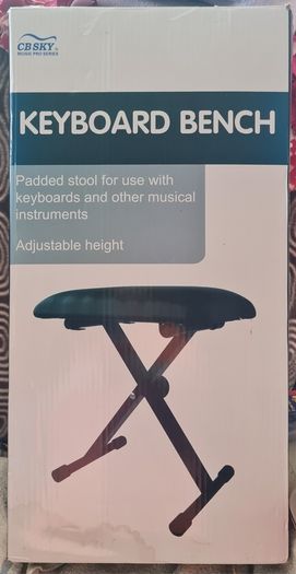 Piano Keyboard, stand and bench