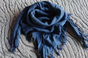 Pieces Navy Scarf