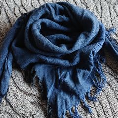 Pieces Navy Scarf