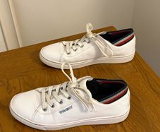 Tommy Hilfiger White Leather Trainers
