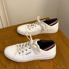 Tommy Hilfiger White Leather Trainers