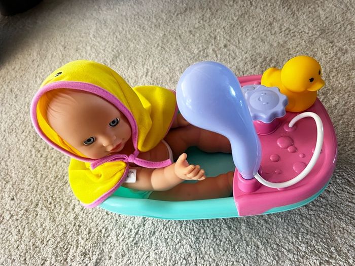 baby in bath toy