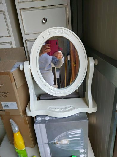 Vintage pine mirror