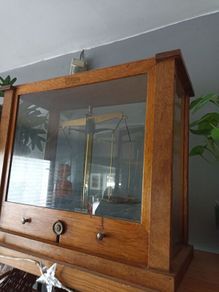 Antique Weighing Scales Cabinet