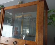 Antique Weighing Scales Cabinet