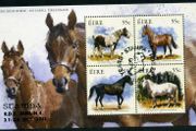 2011 Ireland Stampa Public Souvenir The Irish Horse Commemorative Stamps Miniature Sheet Overprinted for Stampa cancelled with show cancel of 22nd October 2011