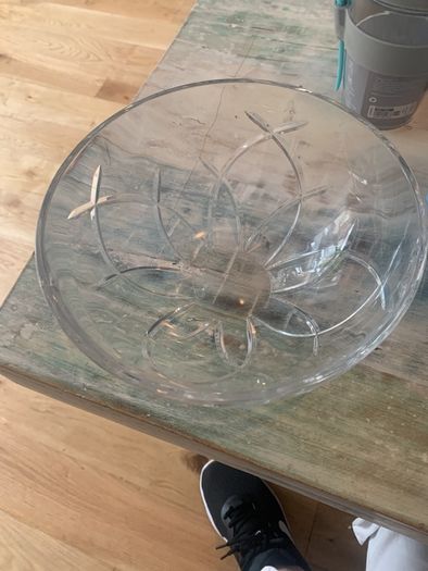 Galway crystal bowl