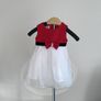 Baby Girls Red & White Tutu Dress from Blueberi Boulevard Image 4