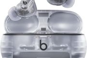 Beats Studio Buds + | True Wireless Noise Cancelling Earbuds, Enhanced Apple &amp; Android Compatibility, Built-in Microphone, Sweat-Resistant Bluetooth Headphones, Spatial Audio - Transparent (Brand New)