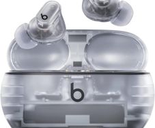 Beats Studio Buds + | True Wireless Noise Cancelling Earbuds, Enhanced Apple & Android Compatibility, Built-in Microphone, Sweat-Resistant Bluetooth Headphones, Spatial Audio - Transparent (Brand New)