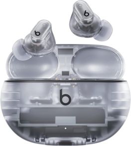 Beats Studio Buds + | True Wireless Noise Cancelling Earbuds, Enhanced Apple & Android Compatibility, Built-in Microphone, Sweat-Resistant Bluetooth Headphones, Spatial Audio - Transparent (Brand New)