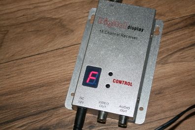 12CH 2.4G Wireless AV Receiver 2.3G 2.4 Video Audio Transceiver RX Acceptor FPV Drone Video Receptor