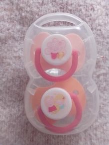 baby Peppa pig soothers