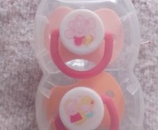baby Peppa pig soothers