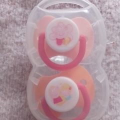 baby Peppa pig soothers