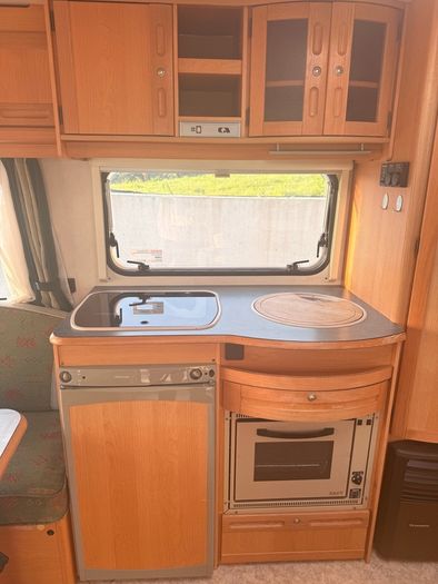 Adria Five Berth Caravan with Full Awning