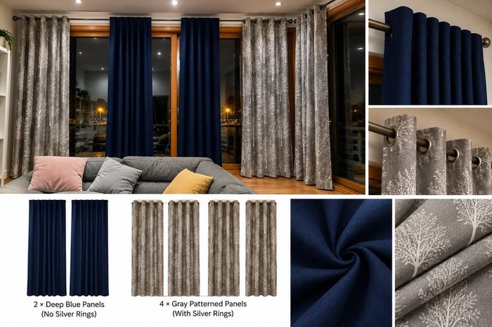 Set of 6 Curtains