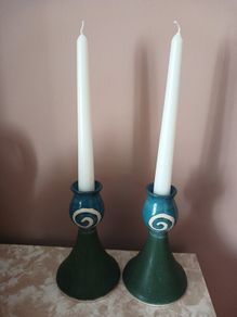 Jack O Patsy candlesticks