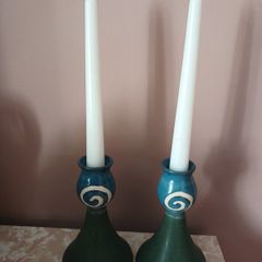 Jack O Patsy candlesticks