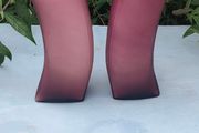 Pair of vintage Amethyst designer vases