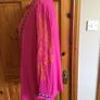 Monsoon Pink Long Sleeve embrodiered Blouse Size XL  includes post Image 4