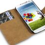 New Samsung I9500 Galaxy S4 Covert Brand Slim Pu Leather Wallet Case Cover Black/red/white/purple Image 2