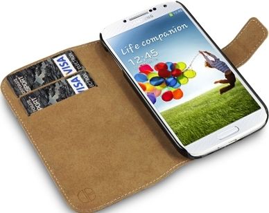 New Samsung I9500 Galaxy S4 Covert Brand Slim Pu Leather Wallet Case Cover Black/red/white/purple