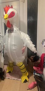 Halloween Costume - Kids' Inflatable Chicken Costume
