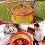 3-in-1 Inflatable Bounce House for Toddlers Under 4, Beautiful & Safe Bouncer with Ball Pit & Trampoline, Indoor/Outdoor Play Yard with Air Pump Image 6