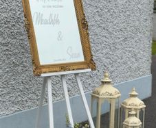 Personalised Welcome Mirror and Lanterns
