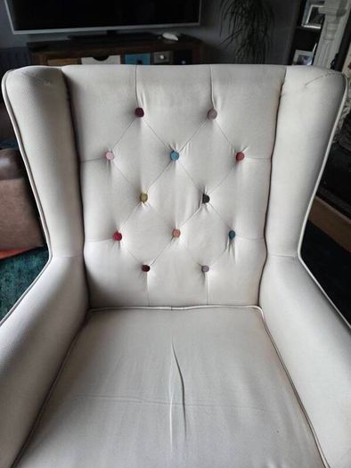 Wing Backed Rocking Chair