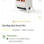 Sterling 2kw electric white stove A grade Image 3
