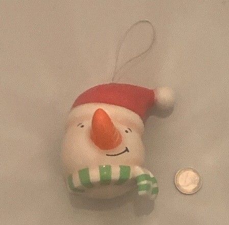 Vintage M&S XL Santa & Snowman Baubles 1990s