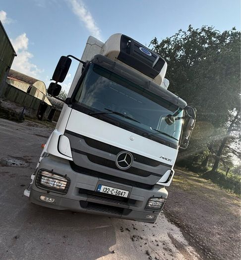 Mercedes Axor 1824 Fridge Truck Dhollandia Lift