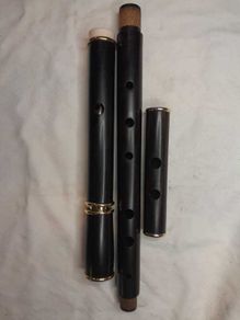 Blackwood wooden flute by Tommy Martin