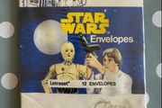 Vintage original Star Wars printed envelopes (11) with Star Wars paper sleeve NEW