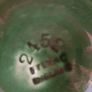 Sylvac Vintage Green Foliate Design Ceramic Vase Image 3