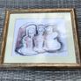 Original John Maher Framed Irish Art - Abstract Charcoal Pastel 1998 Image 9