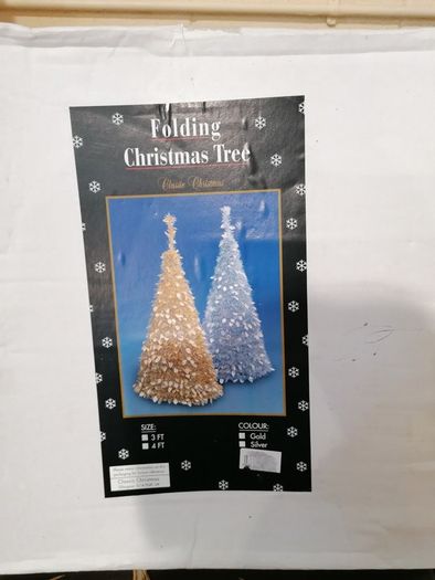 Christmas Tree 3' Gold pop up style 3 Foot High 2 Available