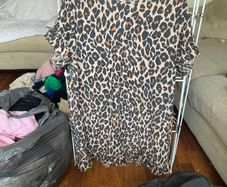 mini dress Leopard print sz 18