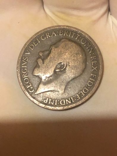 George V Half Penny 1915-1922 x11 Pictures
