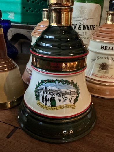 bells decanters lot